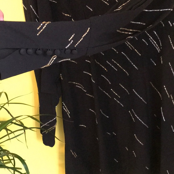 Sparkle flow black dress - Picture 2 of 3